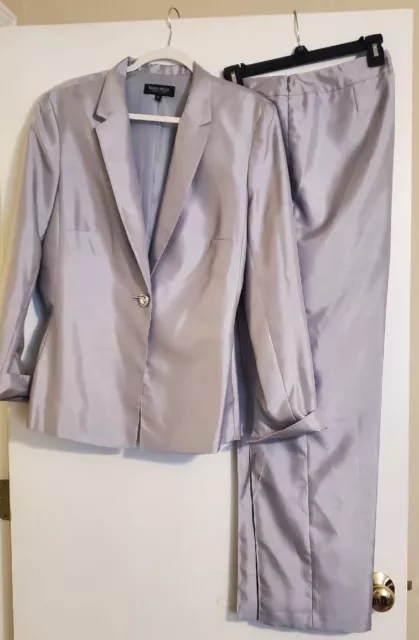 JOHN MEYER 2-PIECE Gray Pant Suit Size 14 NWT Retails $260 $300.63 -  PicClick AU