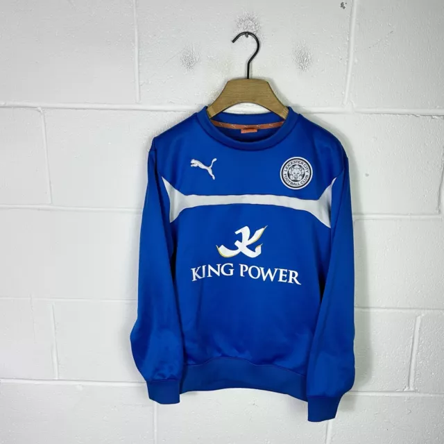 Puma Premiere League Leicester City Foxes Football Club King Power #4 Polyester Polo Jersey