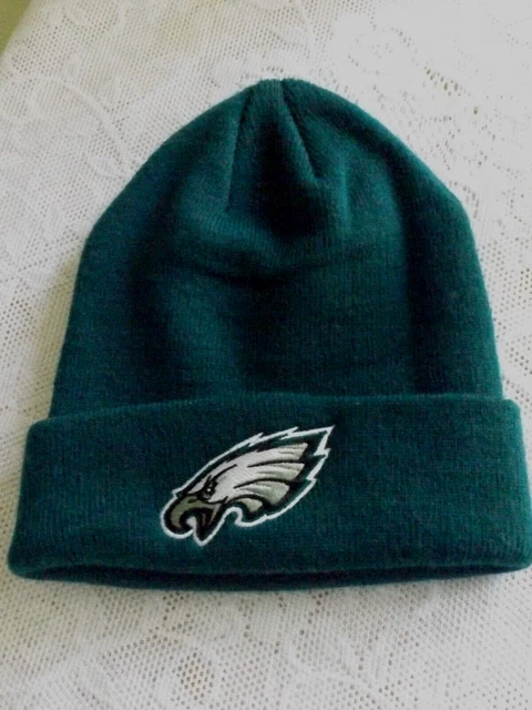 Philadelphia Eagles Embroidered Knit Hat * Nfl Team Apparel * Osfa *