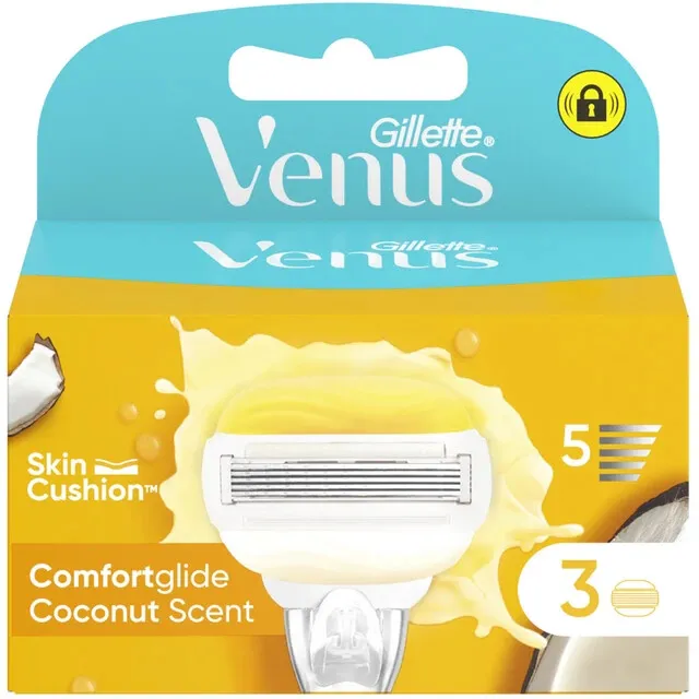 Gillette Venus Comfortglide Coconut Scent Lame Ricambio Da 3 Testine