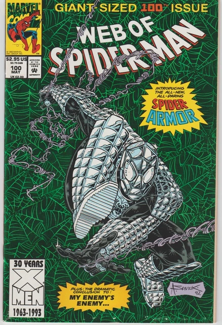 Web Of Spider-Man #100 Giant-Sized 30th Anniversary Intro Spider-Armor (NM)
