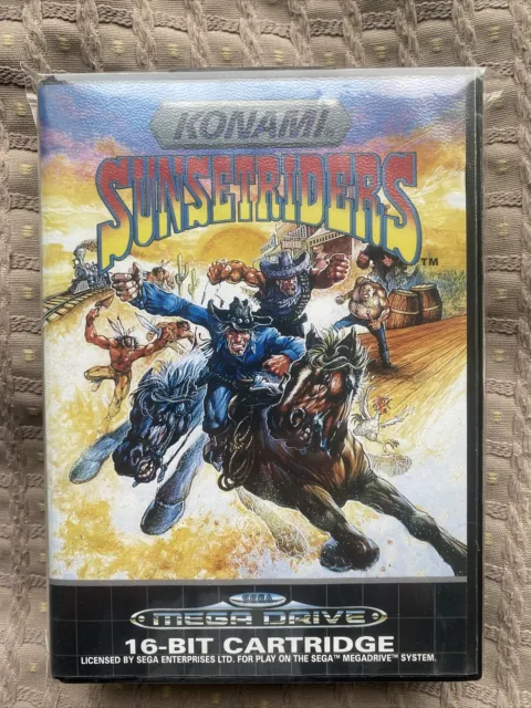 Sunset Riders Sega Megadrive Game Genesis