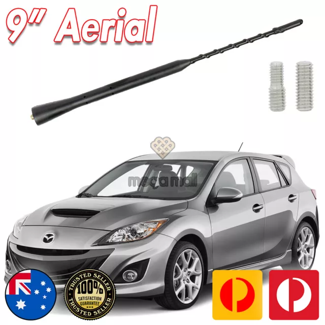 Antenna / Aerial Stubby For Mazda 2 3 6 Bt 50 Sp23 Sp25 Mx5 Cx5 Whip 9 Inch