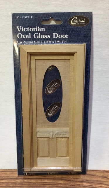 Classics By Handley Victorian Oval Glass Door Dollhouse 1/12 Scale #70137