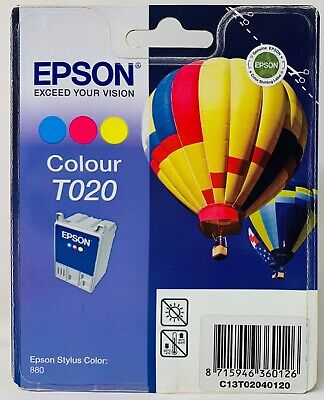 Epson T020 Cartuccia Ink Jet Originale Colore Per Epson Stylus Color 880