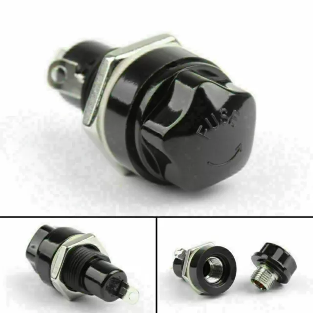 4PCS SCI R3-26 Panel Mount Chassis Fuse Holder For 5x20mm Glass Fuses 10A 250V/