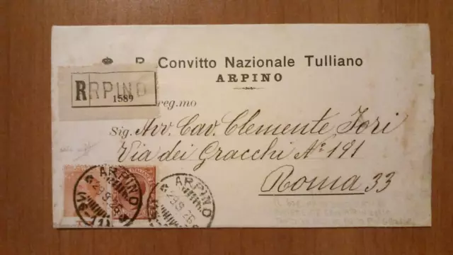 Storia Postale - Regno - Circolare Da Arpino Con Varietà - R!