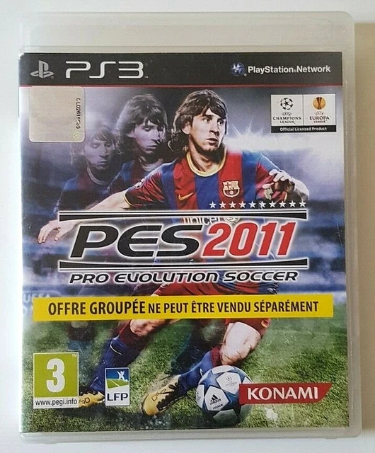 PES2011 Pro Evolution Soccer PS3 Konami Guitar Hero Pes 2011 PLAYSTATION 3