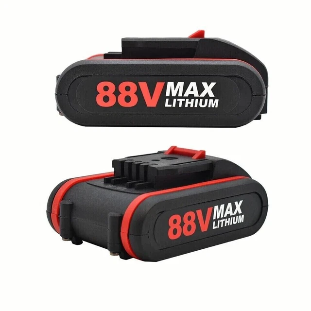 Batteria 88V MAX Litio Compatibile Motosega Avvitatore Idropulitrice - Foto 11