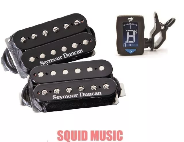 Seymour Duncan Distortion SH-6 Mayhem Black Pickup Set ( FREE GUITAR TUNER )