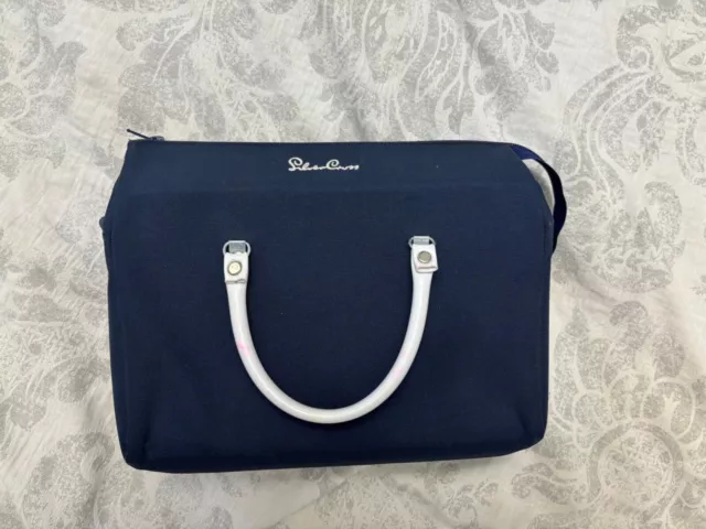 Silver cross dolls pram bag navy sale