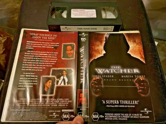 Fita Vhs O Observador, Keanu Reeves, James Spader, Dublado, Filme e Série  Columbia Usado 65580138