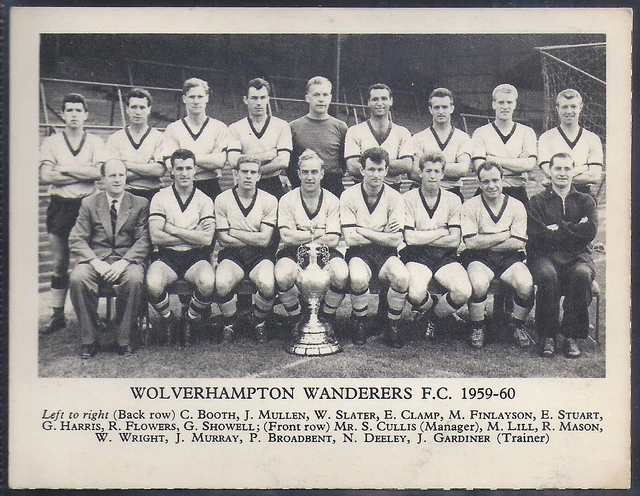 Fleetway-Football Teams 1959/60- Wolves Fc