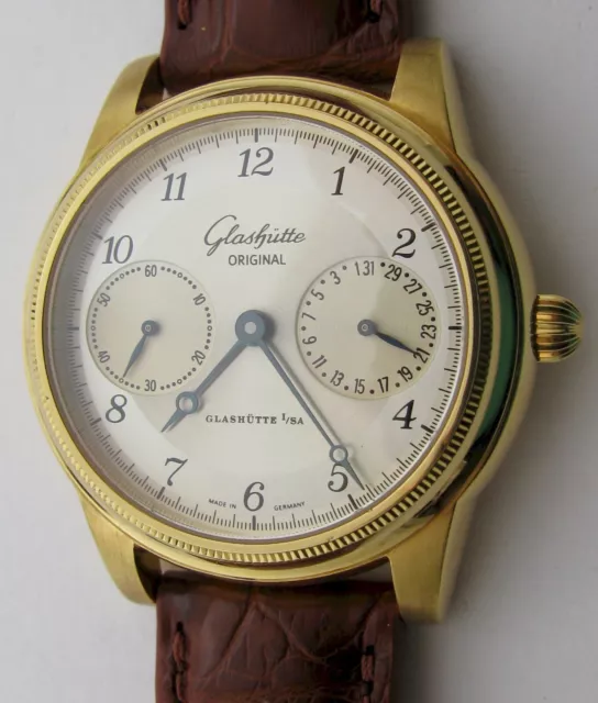 Massive gold Glashutte 1845 Classic manual Watch No. 0236 for consideration ... 2