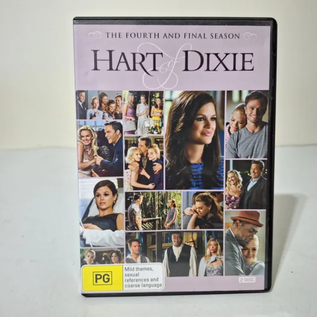 Hart Of Dixie Season 4 DVD Wilson Bethel KAITLYN Black LIKE NEW Fast Free Post