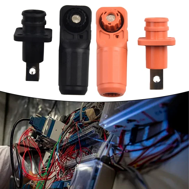 Connecteur Batterie Rapide CESFONJER 120A – Pour Chariot, Prise Bleue, Débit Puissant