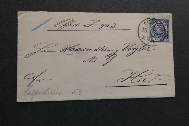 DR Privatpost frankierter Brief Nürnberg ?