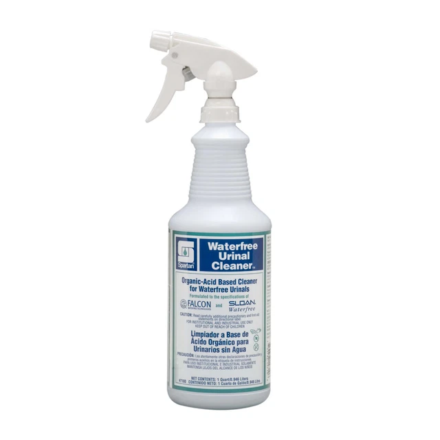 Case of 12 Spartan Waterfree Urinal Cleaner - Qt.