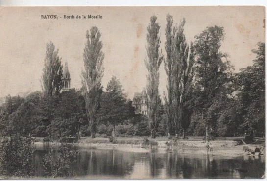 CPA - BAYON - Bords de la Moselle
