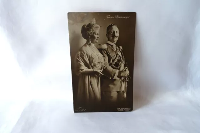 Ansichtskarte unser Kaiserpaar Postkarte um 1910 / 352(16) 2