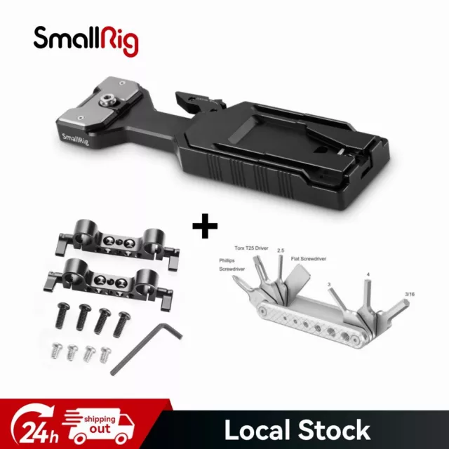 SmallRig VCT-14 Quick Release Tripod Plate+ Folding Tool Set + 15mm Rod Clamp