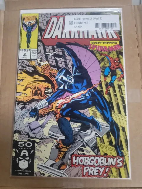 Darkhawk #2 9.2 (W) NM- Hobgoblin Appearance Marvel Comics 1991 STOCK IMAGE