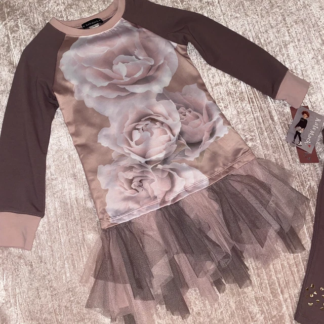 Set Leggings Top Abito Rosa Kate Mack Monnalisa A Dee Mayoral Grazioso Abito 4 5 2