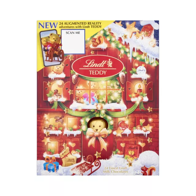 LINDT TEDDY MILK Chocolate Christmas Augmented Reality Advent Calendar
