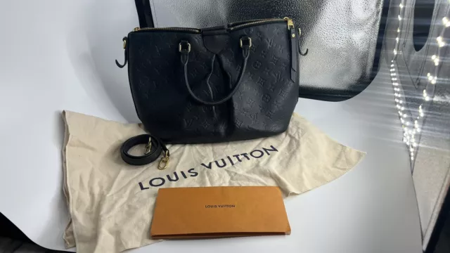 Louis Vuitton Mazarine PM Empreinte Black w/Storage Bag 20cm x 25.5cm x  12.5cm