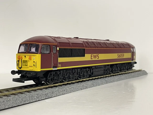 HORNBY CLASS 56 56059 EWS Livery Tech-Cad Mashima motor upgrade ...
