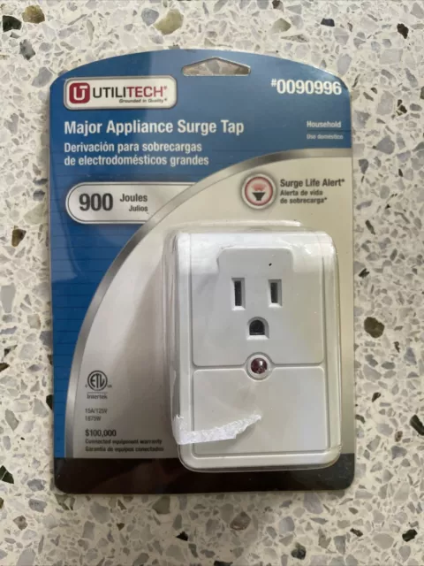 New Utilitech Large Appliance Surge Protector 900 Joules #0615221