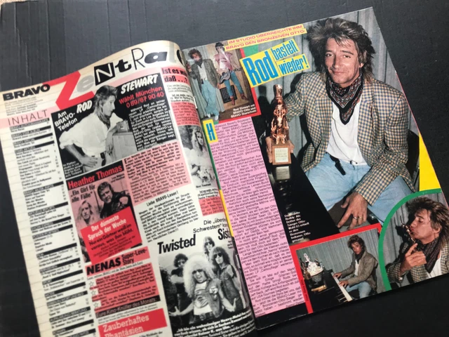 "Bravo" 1984/21  ohne  Poster mit Starkarte und Staralben 2