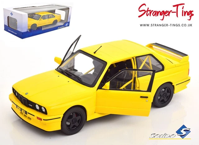 Solido BMW E30 M3 Streetfighter Dakar Jaune 1990 1: 18th Echelle Diecast 1801513