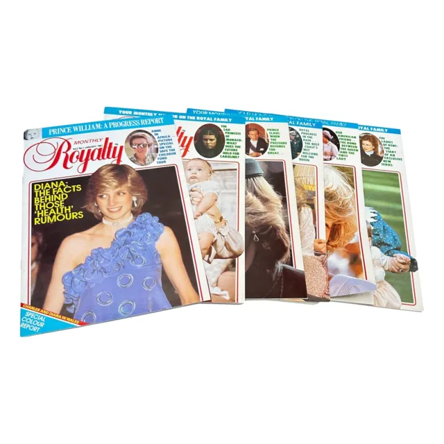 Royalty Magazine Lot 6 Diana Charles William Vintage 1983