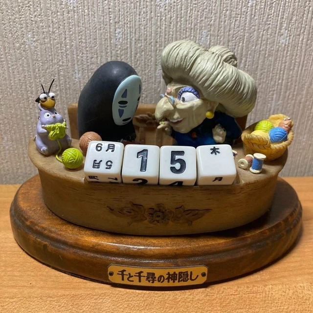 STUDIO GHIBLI SPIRITED Away Perpetual Calendar Yubaba ＆ No Face