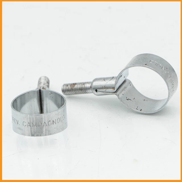 2 Colliers De Leviers De Freins Campagnolo - Argent - Acier - Neufs