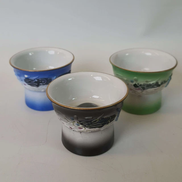 Maya Star Ensemble de tasses à saké japonaises traditionnelles peintes à la main en porcelaine, poterie, verres à vin en céramique – A07