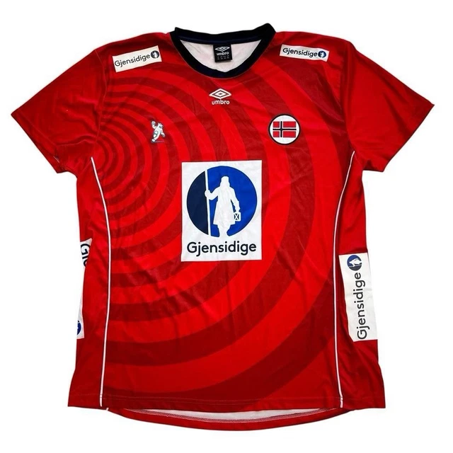 Maillot De Football Norvège 2010/11 Umbro - Taille L - État NEUF