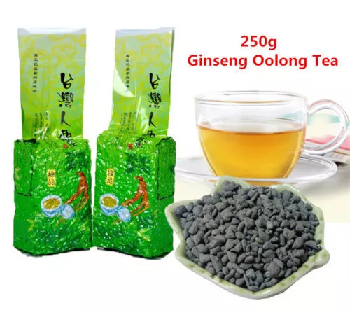 Taiwan Ginseng Oolong Tea 250g Top Tie Guan Yin Green Tea Organic Slimming Tea