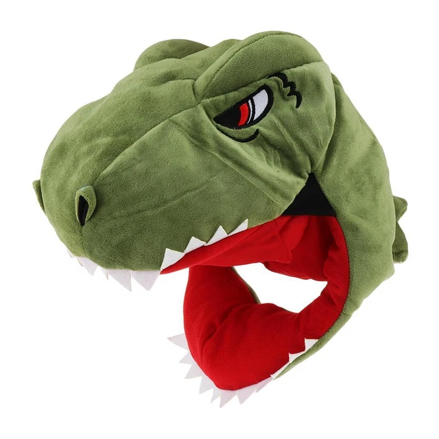 Nouveauté Dinosaure Chapeau Couvre-chef Tête Couverture Animal En Peluche Cap