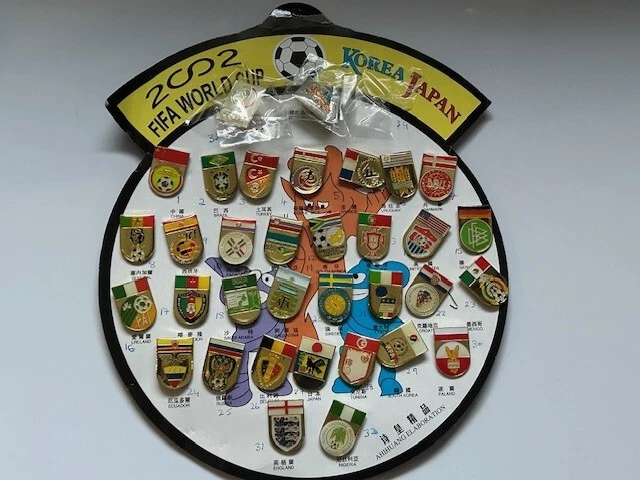 2002年FIFA WORLD CUP ピンバッジ　① 2002 FIFAワールドカップ ピンバッジ - メルカリ