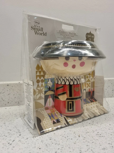 Juego de cena Disneyland Its A Small World tazón de taza Londres Disney regalo París
