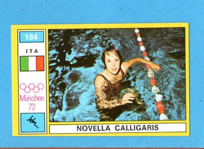 PANINI MUNCHEN 72 FIGURINA N.184 CALLIGARIS ITA NUOVA CON VELINA 