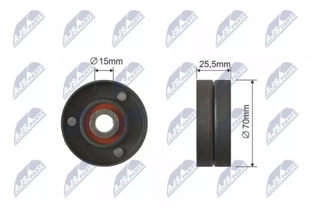 Poulie-Tendeur Courroie Trapézoïdale Pour Bmw 3Er 5Er X5