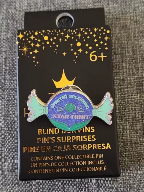 Loungefly Disney Princess Hard Candy Blind Box Glitter Pin Ariel Little Mermaid