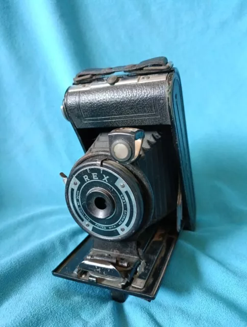 Rare Vintage/Antique 'Rex' Bellows Camera Made In England