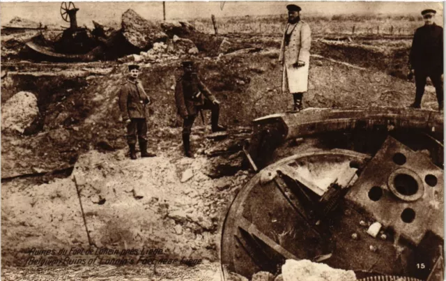 CPA Military, Ruins of Fort de Lonein Pres Liege (278211)