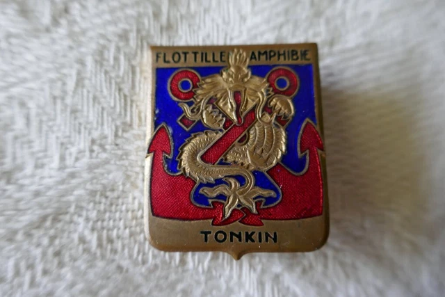 insigne-indochine-bmeo-flottille-amphibie-du-tonkin-matricul-eur-50-00