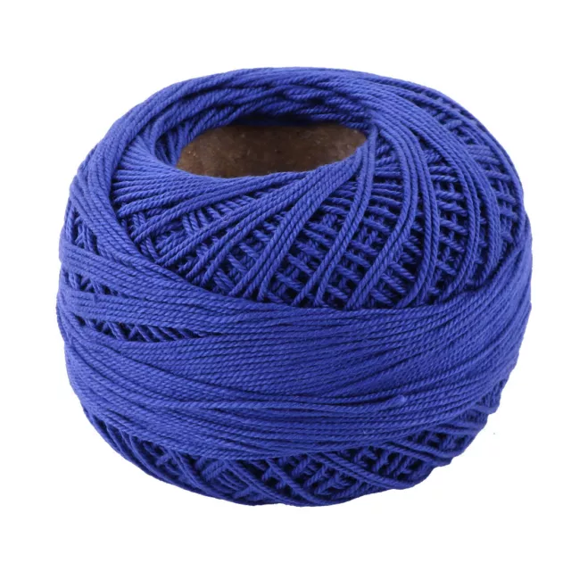 DIY Pelote de Laine Couture Tissage Fils à tricoter Crochet Fil Bleu royal 60g