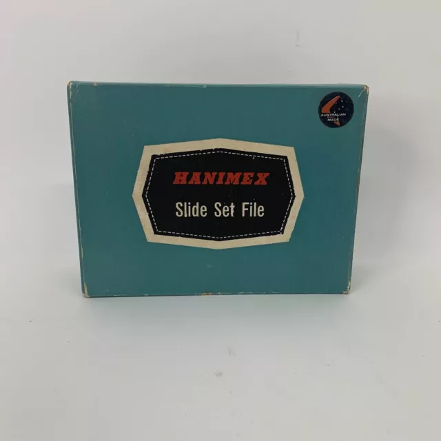 Hanimex Slide Set File - Boxed Vintage Australian Made - Stores 240 35mm Slides